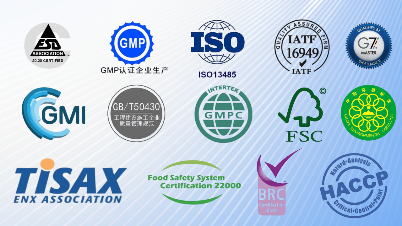 特殊行業(yè)認證